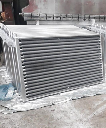 Crimped finned tubes